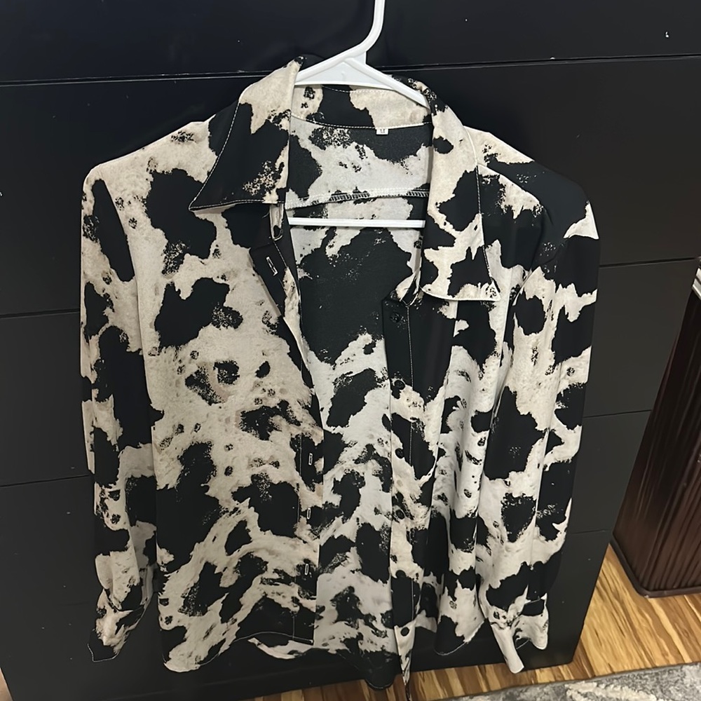 Leopard print blouse